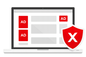 Ad-blocker vizualizacija